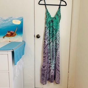 Tiare Hawaii tie dye maxi dress